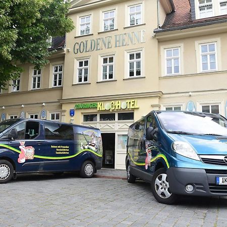 Hotel Garni Goldene Henne Arnstadt Bagian luar foto